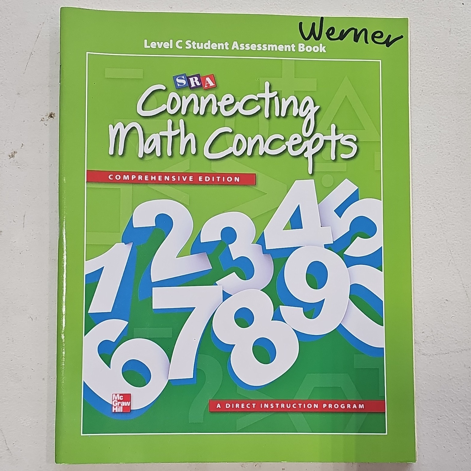 SRA Connecting Math Concepts Comprehensive Ed Level C Assessment Book