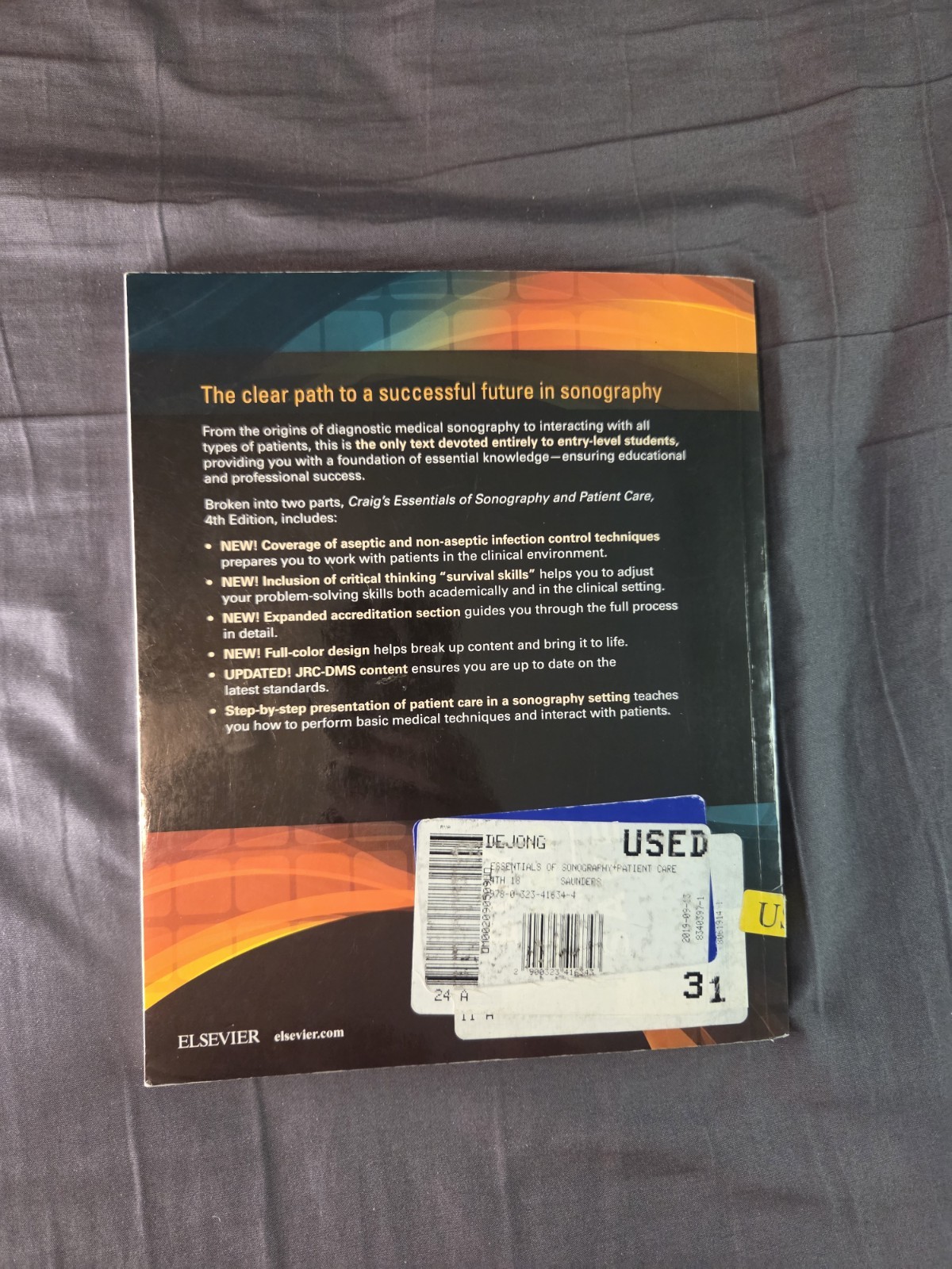 Craig’s Essentials of Sonography and Patient Care by M. Robert deJong (2017,…