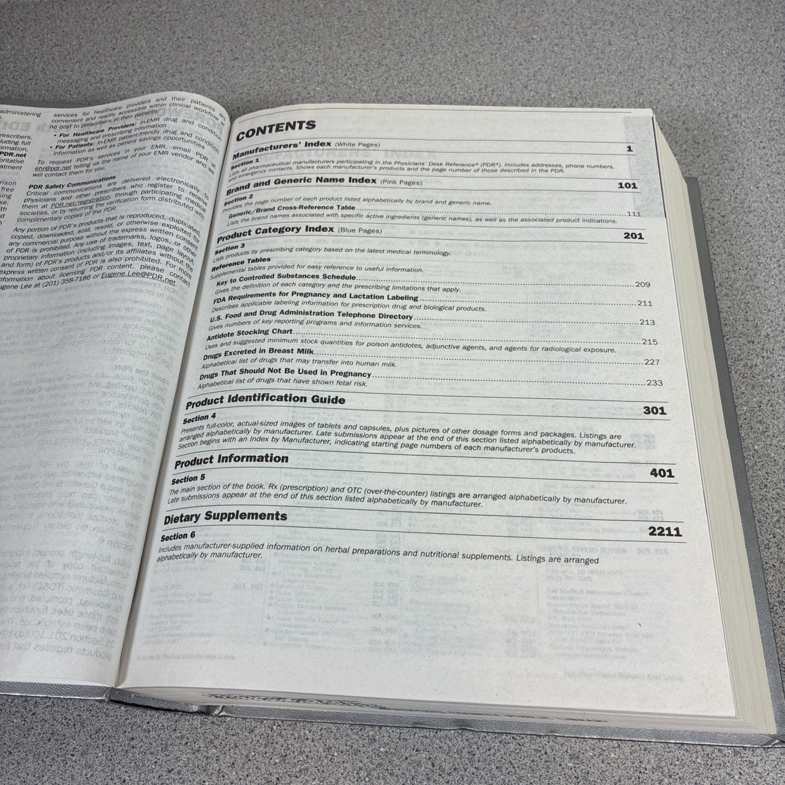 2016 Physicians’ Desk Reference, 70th Edition Hardcover PDR Staff Book Silver