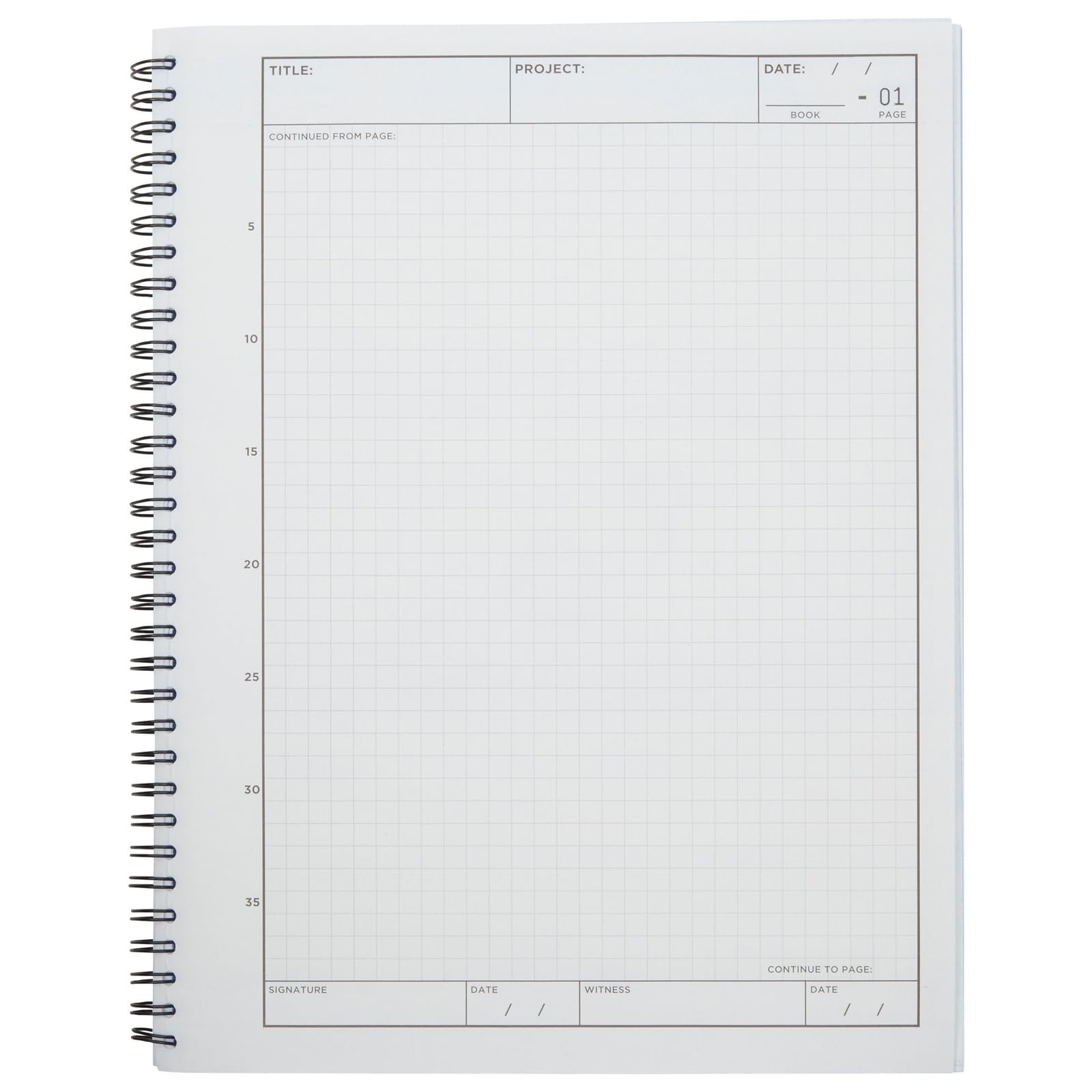 Carbonless Laboratory Notebook 100 Sheets Engineering Paper 8.5×11 2 Pack