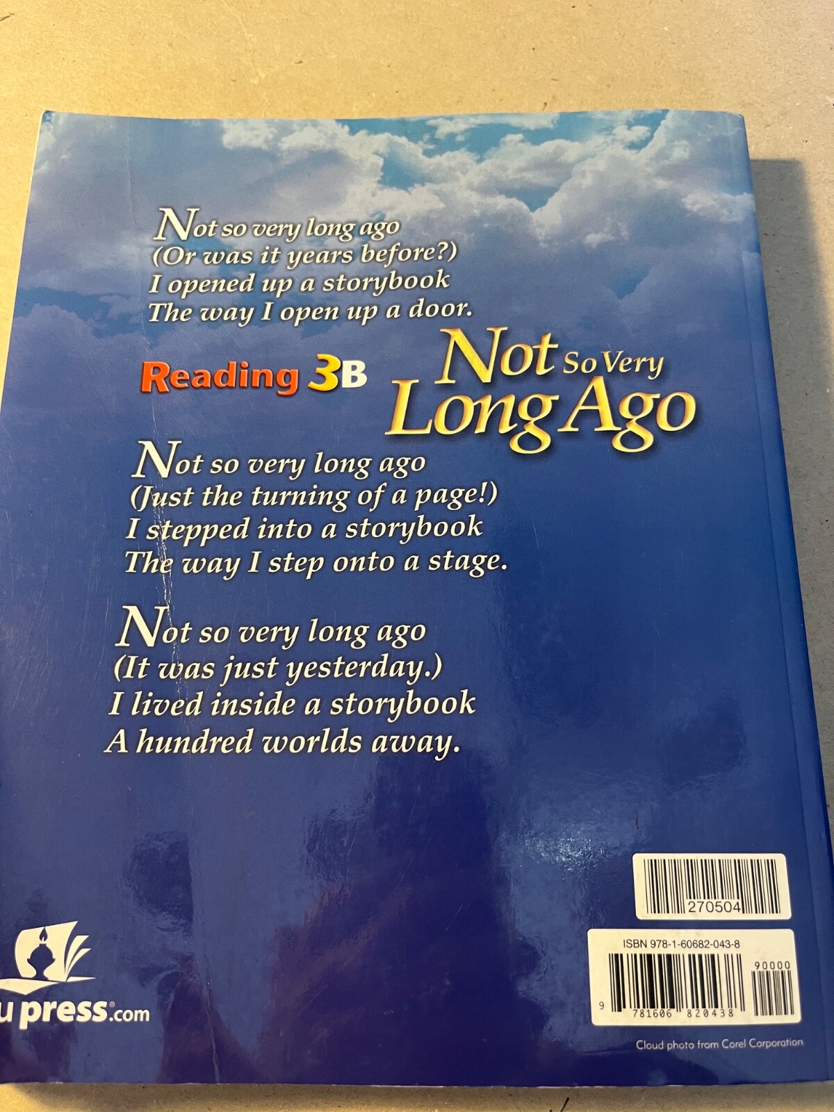 Curriculum * Not So Very Long Ago * Bob Jones University Reading 3B (New)
