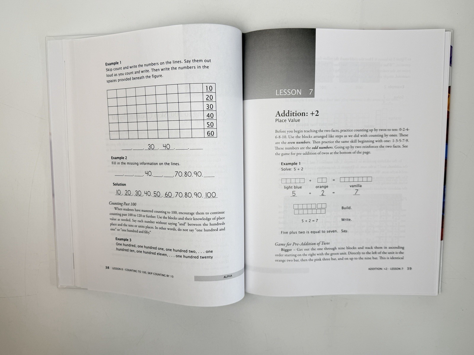 Math-U-See Alpha Single-Digit Addition & Subtraction Student Book + Manual + DVD