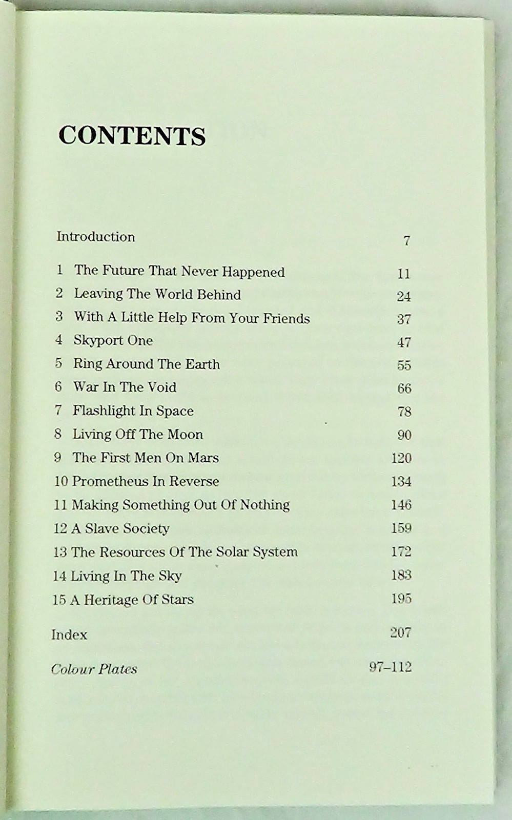 Citizens Of The Sky by Parkinson, 2100 Ltd 1987 Space Exploration Book
