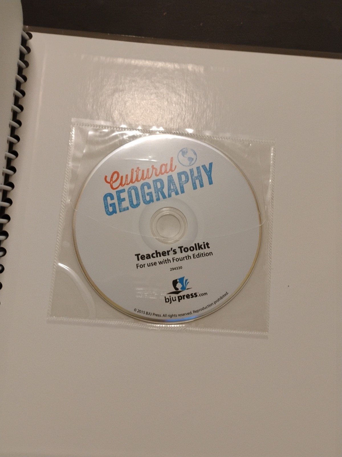 BJU Press Cultural Geography Teacher’s Edition A&B-Student Text with CD ROM 4th