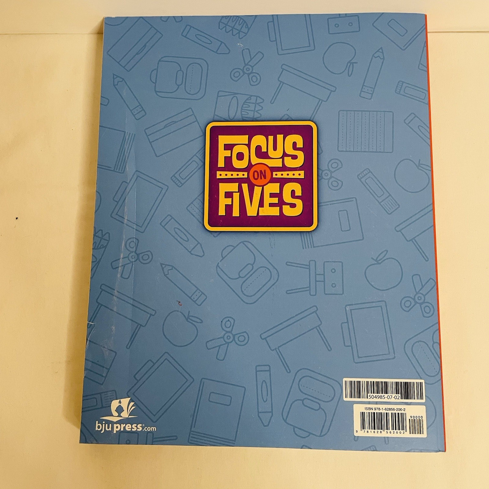 BJU Press Focus on Fives Student Worktext 4th edition K5 Homeschool Unused