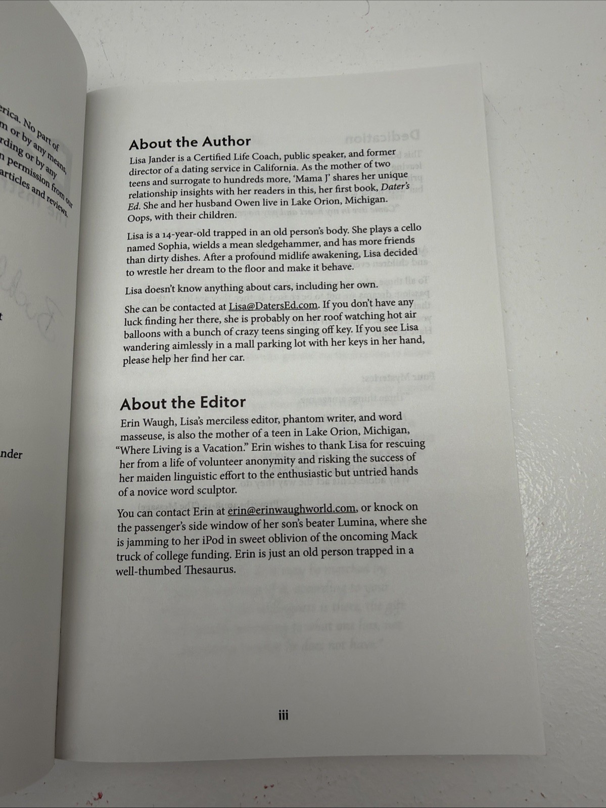 Dater’s Ed: The Instruction Manual for Parents (Signed Copy)