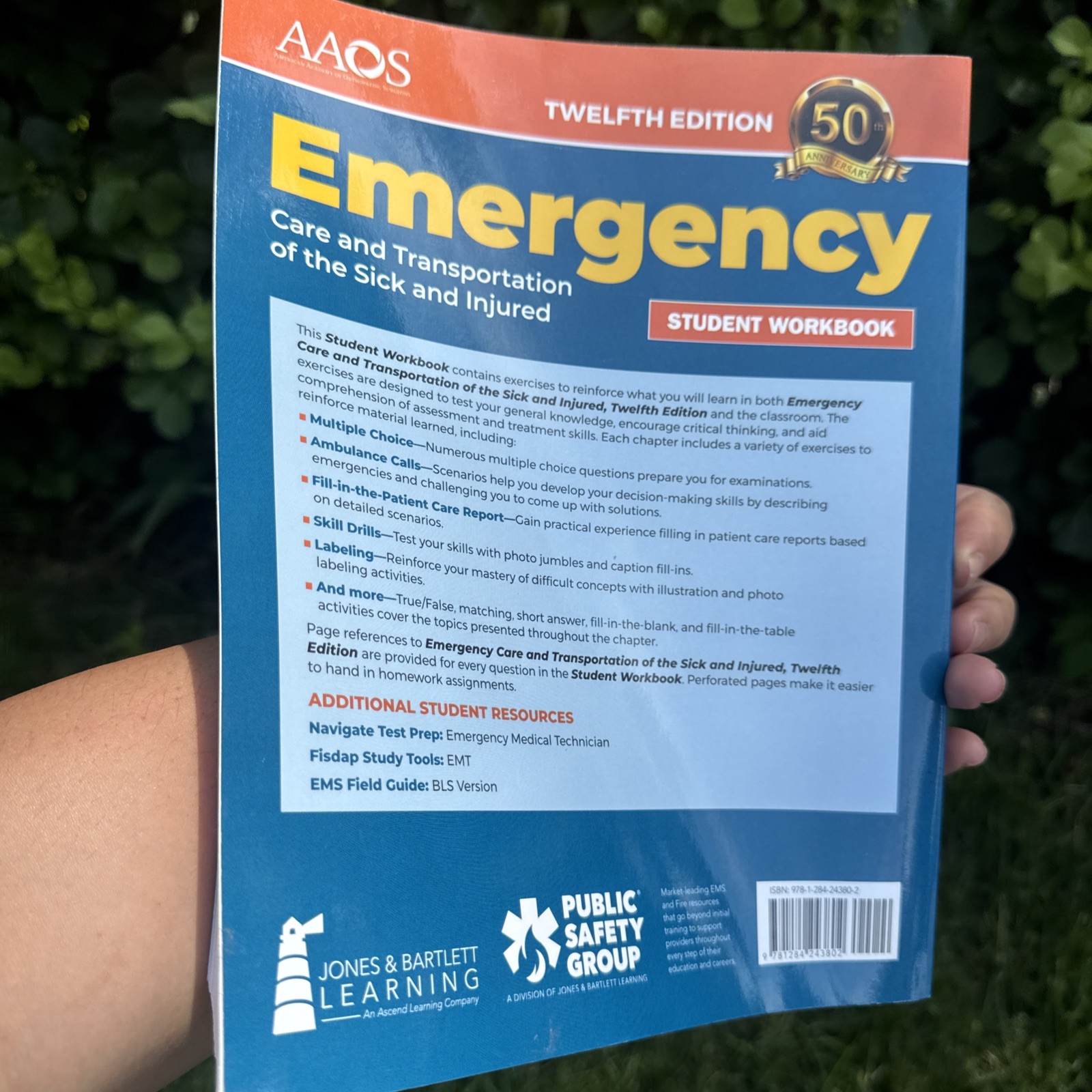 Emergency Care and Transportation of the Sick – Paperback, by AAOS – Very Good o