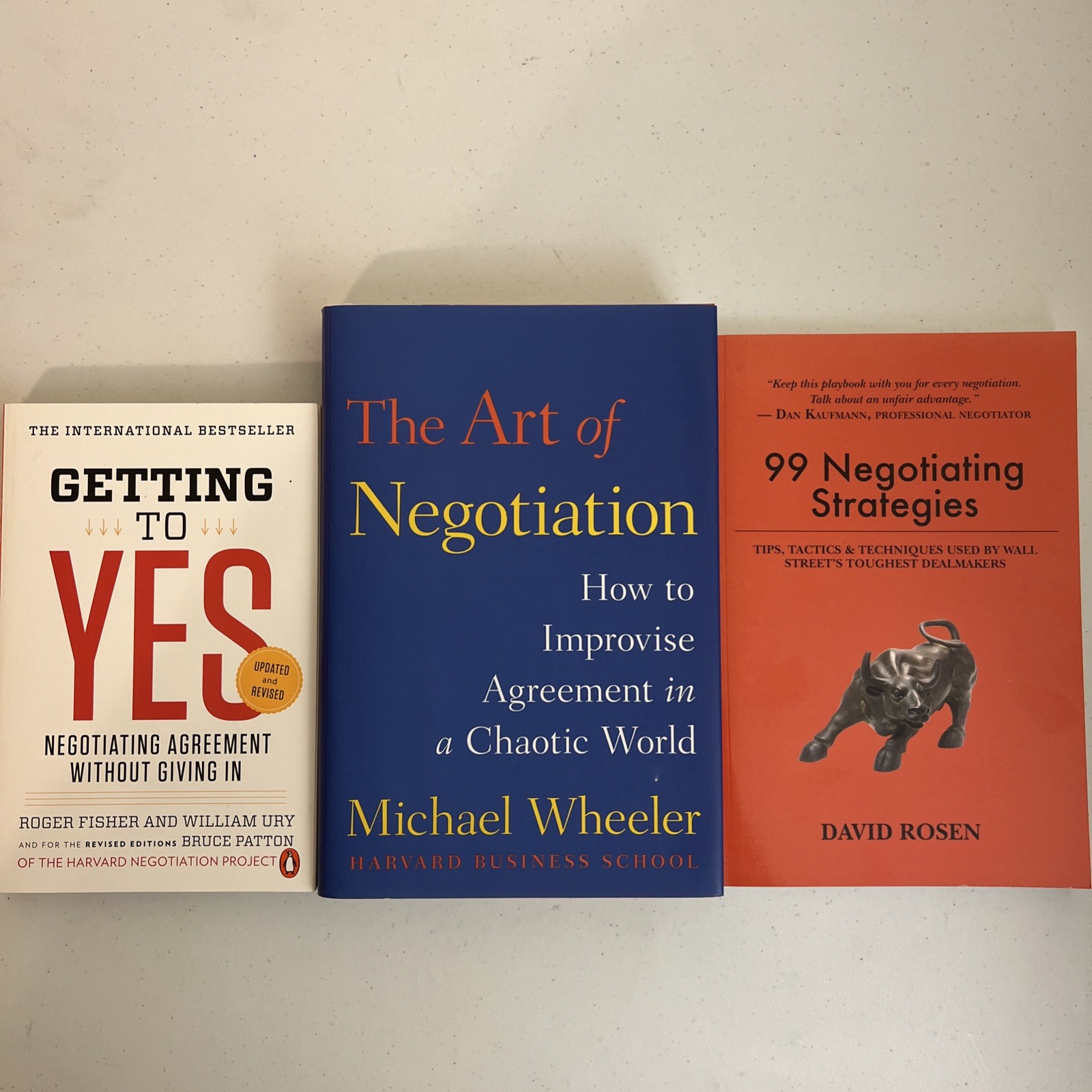 Negotiation & Deal-Making Book Bundle – 3 Book Lot Harvard Business Wall Street