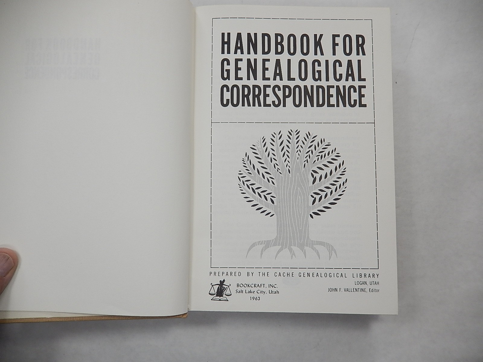 Lot of 3 Books for Gealogical Research Education and Help, Hardcovers