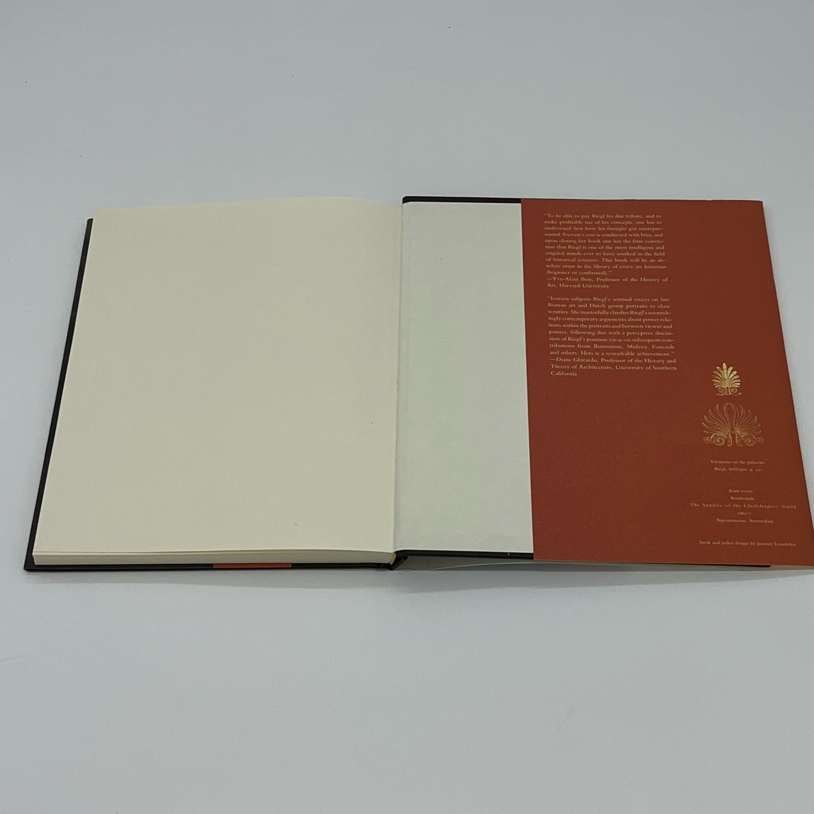 ALOIS RIEGL: ART HISTORY AND THEORY Margaret Iversen – Hardcover