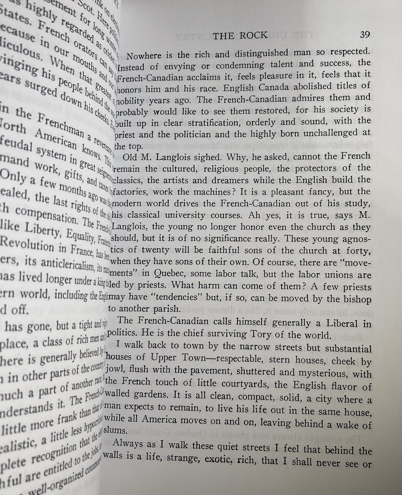 THE UNKNOWN COUNTRY: CANADA AND HER PEOPLE WYNFORD Hutchison Bruce Ex Library