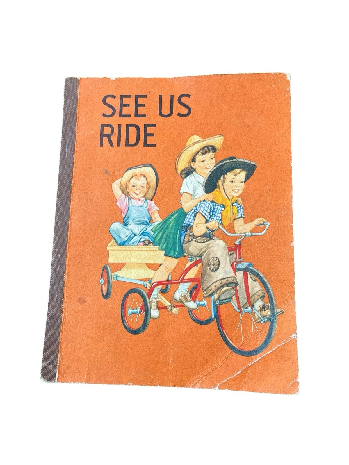 See Us Ride Vintage School Reader Pre Primer Softcover Homeschool 4th Level 1958