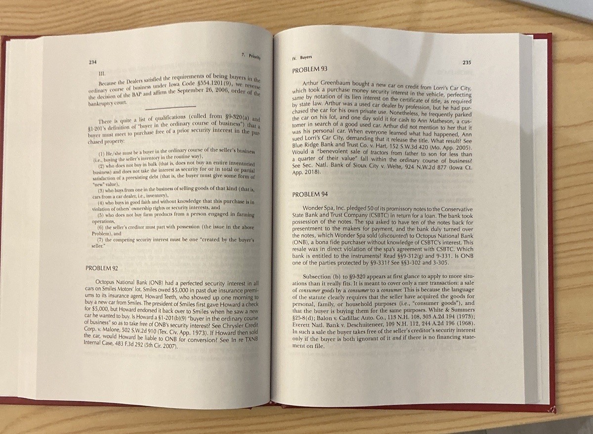 Problems and Materials on Secured Transactions Whaley Eleventh Edition Hardcover