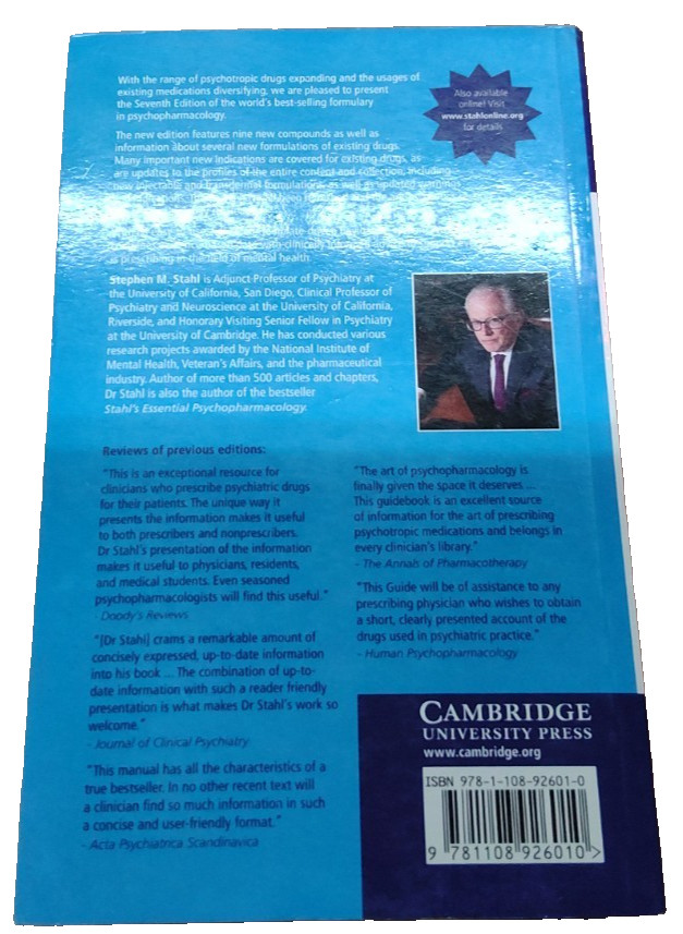 Prescriber’s Guide 7th Ed. by Stephen M. Stahl 2021 PB