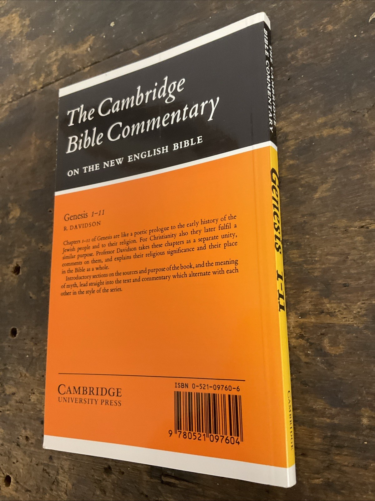 Cambridge Bible Commentaries on the Old Testament Ser.: Genesis, 1-11