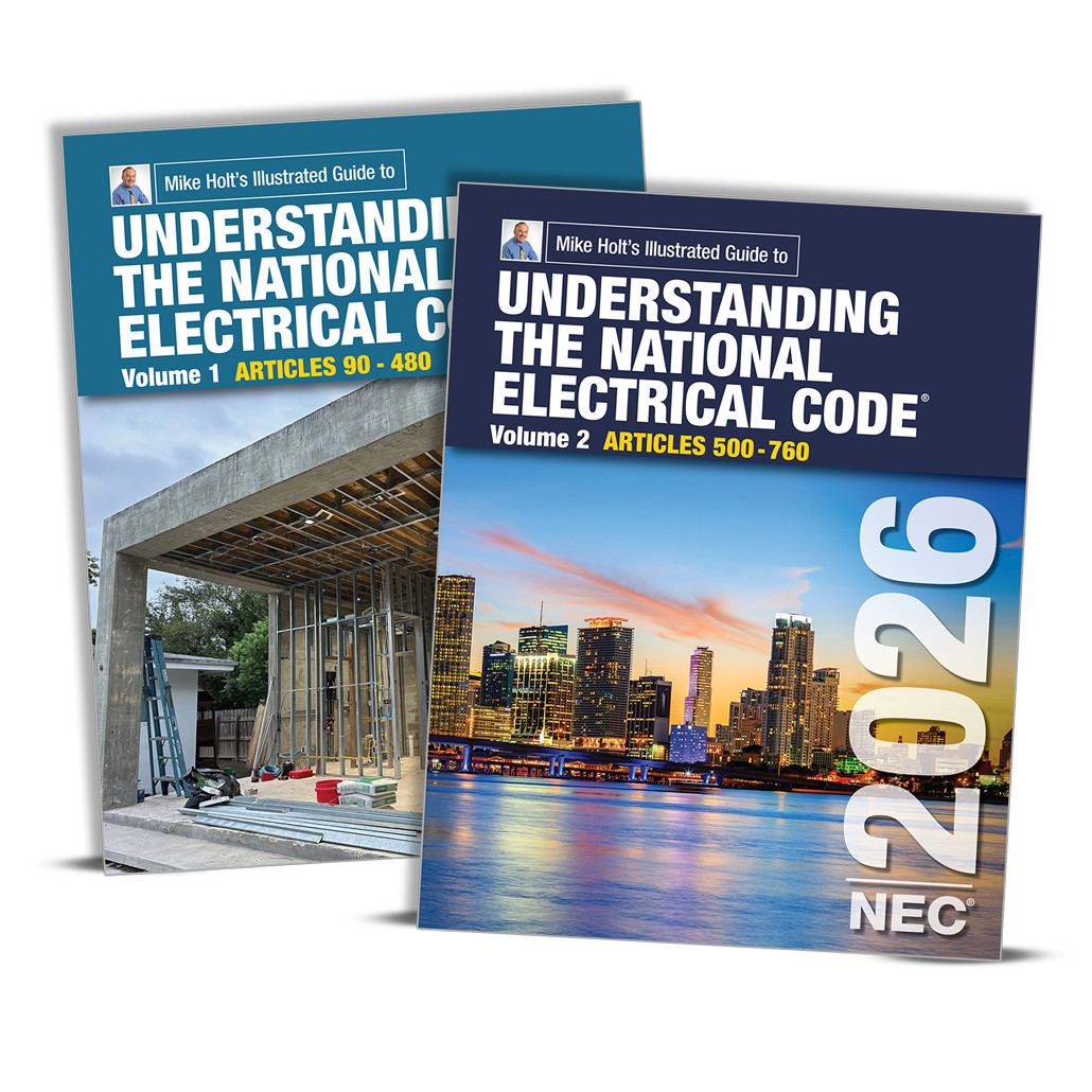 2026 Understanding the NEC, Volume 1 & 2 Textbook Set