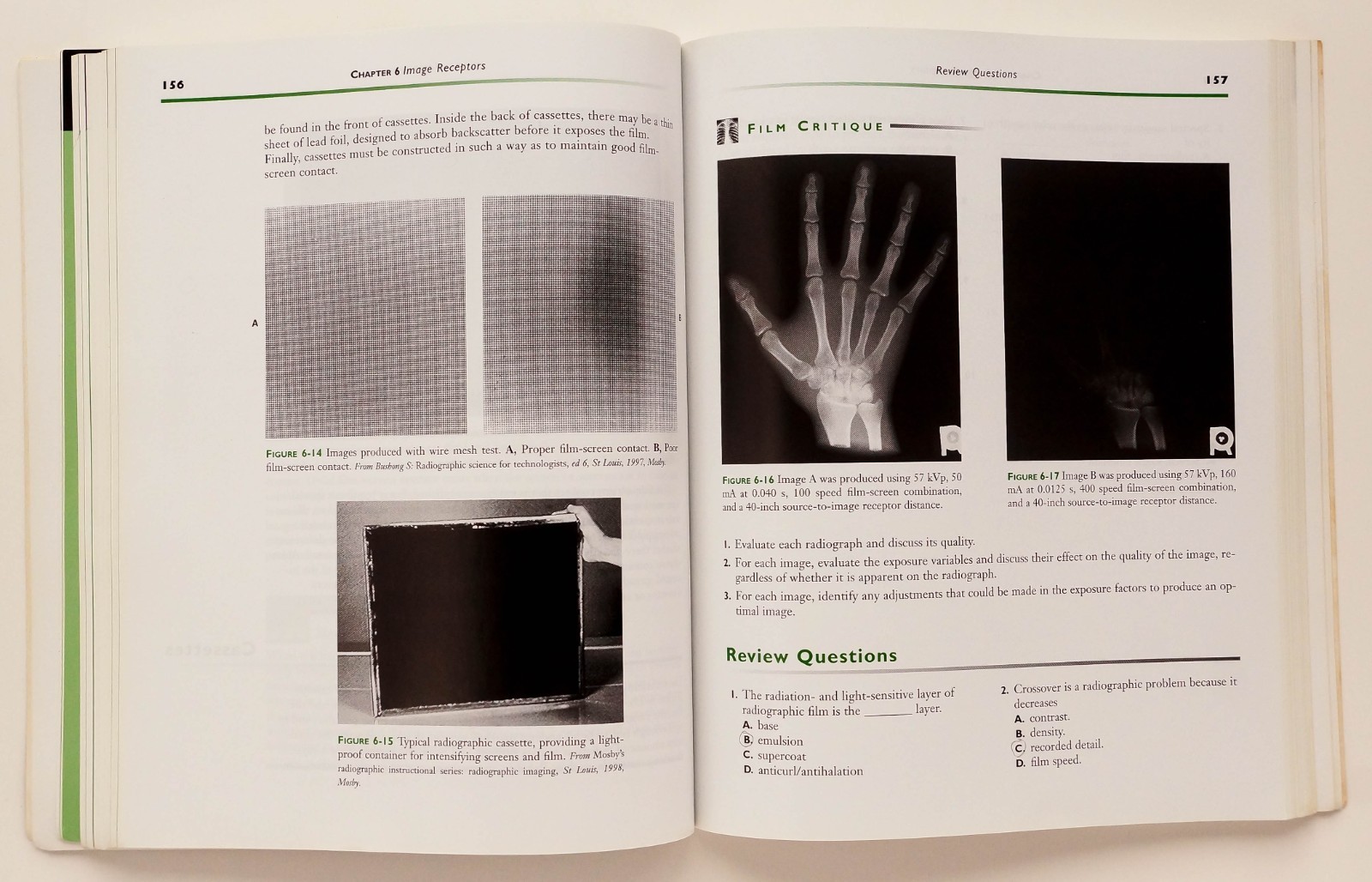 Radiographic Imaging and Exposure 2000 Paperback by Terri L. Fauber Mosby Inc.
