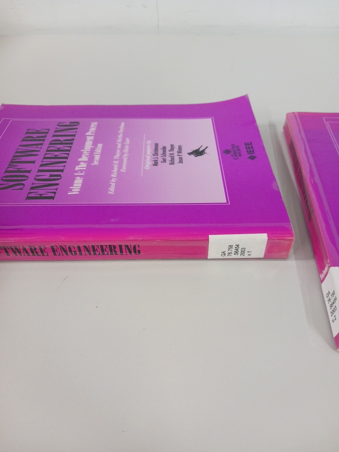 Computer Society: Software Engineering, Vol 1 & 2 Dev & Sup Process by R Thayer