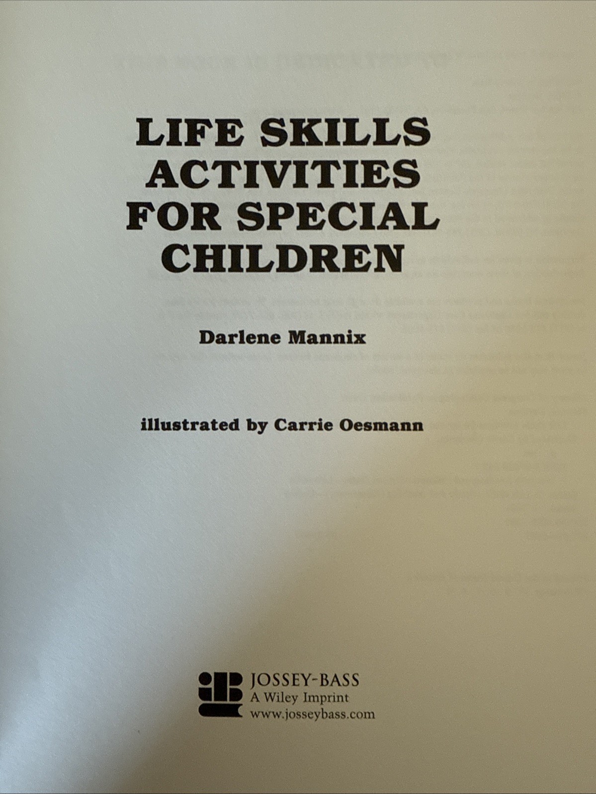 Life Skills Activities for Special Children – Paperback – GOOD