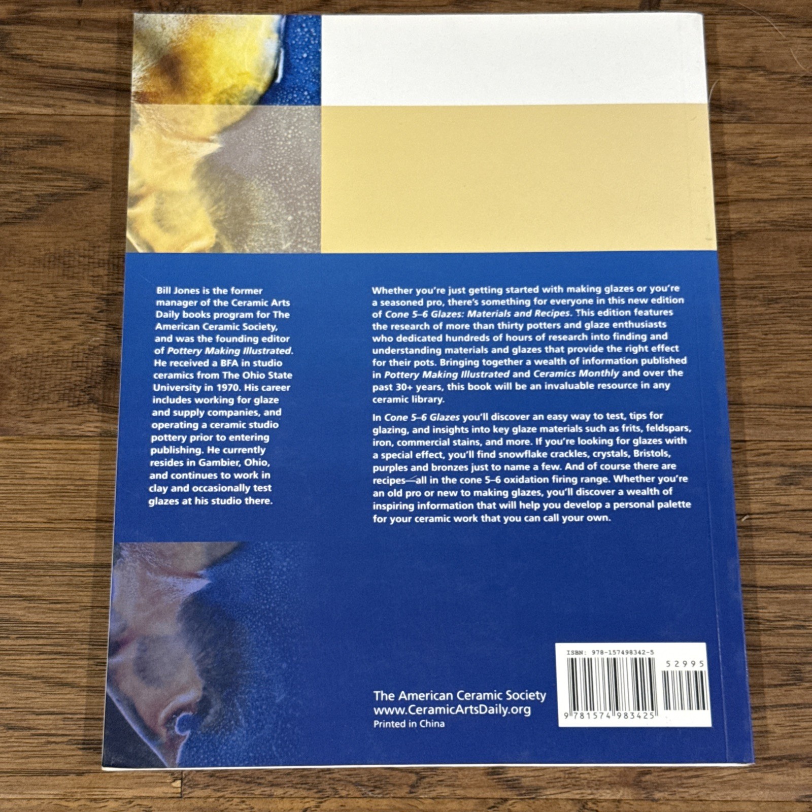 Cone 5-6 Glazes Ceramic Arts Handbook Series 2nd Edition Bill Jones FREE SHIP